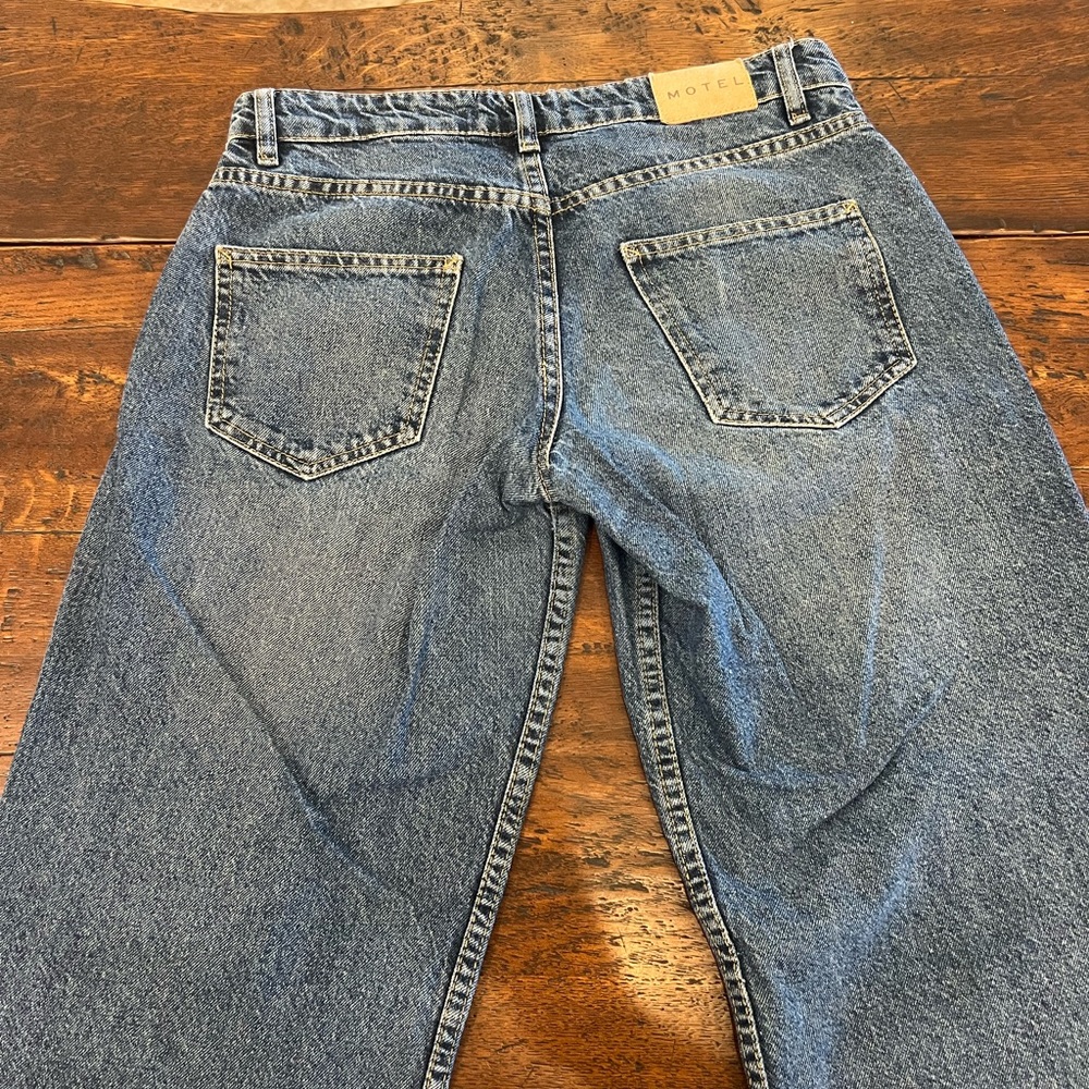 Motel Rocks Low Rise Parallel Jeans - Picture 2 of 2